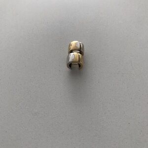 Gold and Platinum Earrings